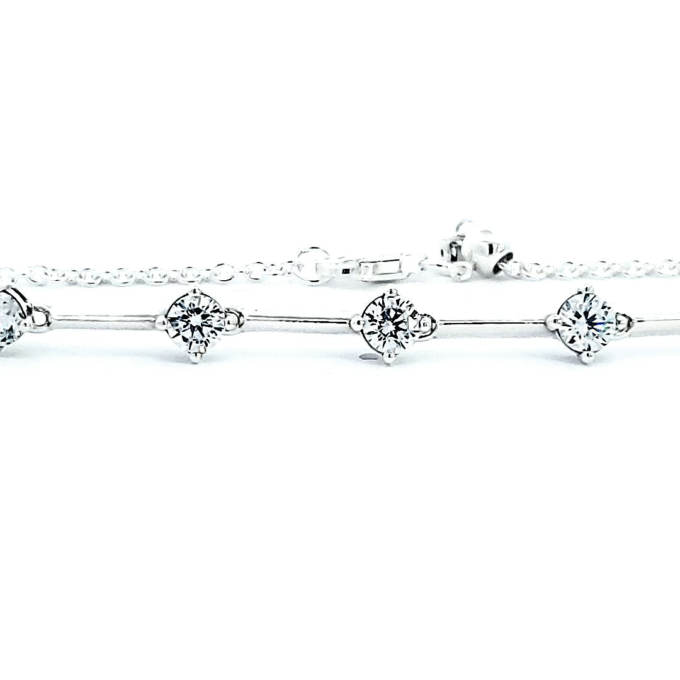 Pandora Moments Sparkling Bars Bracelet