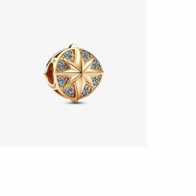 Pandora Marvel Captain Marvel Insignia Charm