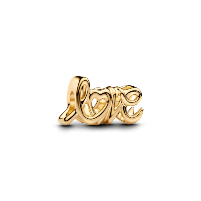 Pandora 14K Gold Plated Love Charm
