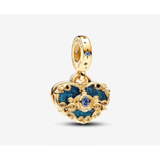 Pandora Disney Cinderella's Carriage & Heart Dangle Charm