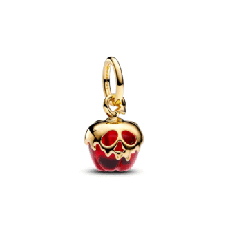 Disney Villains Evil Queen Poison Apple Charm in Gold Plating