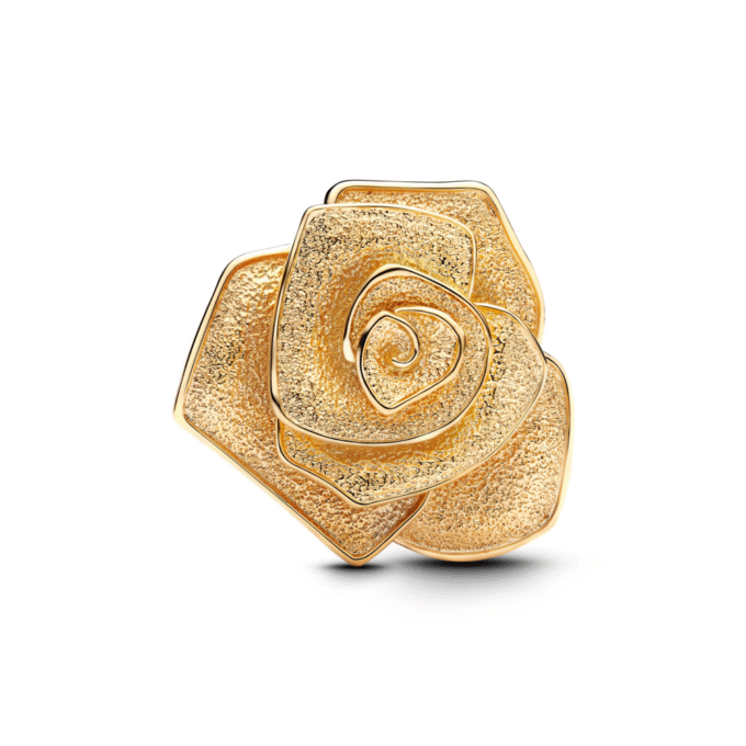 Pandora 14K Gold Plated Large Rose Charm