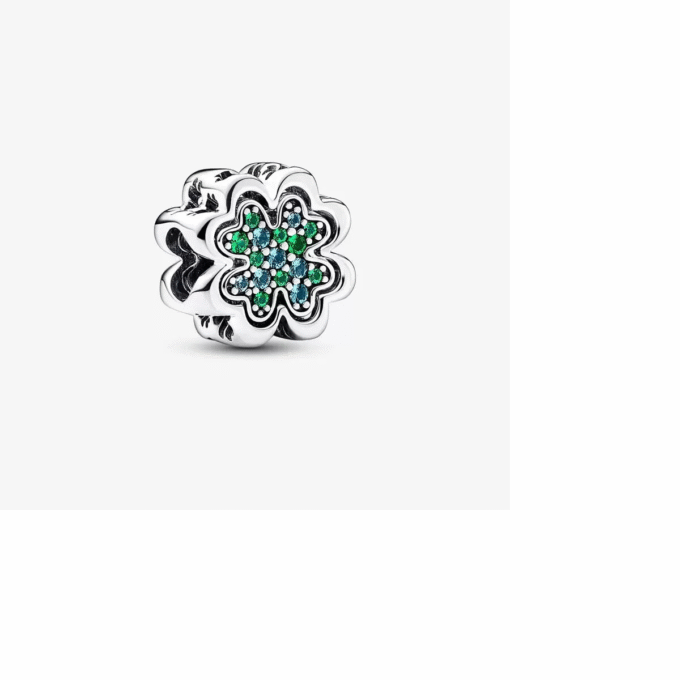 Pandora Splittable Four Leaf Clover Charm