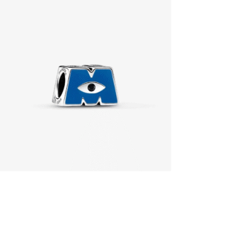 Pandora Disney Pixar Monsters, Inc. Logo M Charm