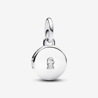 Pandora Sterling Silver Keyhole Engagement Round Locket