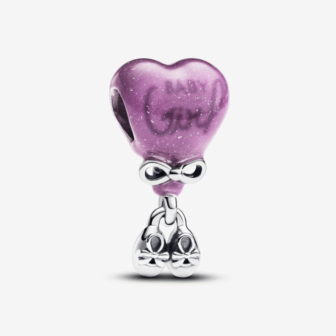 Color-Changing Gender Reveal Girl Charm