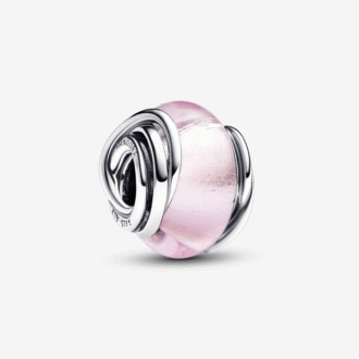 Pandora Encircled Pink Murano Glass Charm