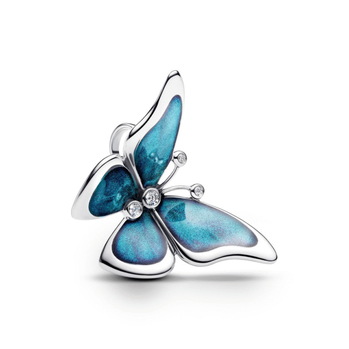 Pandora Large Butterfly Charm with CZ