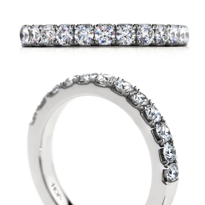 Hearts on Fire Beloved Wedding Band with .35ctw Round Diamonds in Platinum