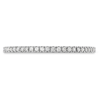 Hearts on Fire Classic Eternity Band with .18ctw Round Diamonds in 18k White Gold