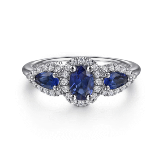 Gabriel Lusso Color Collection Fashion Ring with .26ctw Diamonds