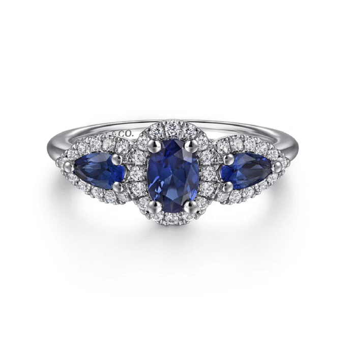 Gabriel Lusso Color Collection Fashion Ring with .26ctw Diamonds