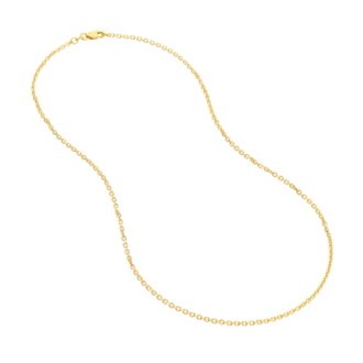 Cable Chain 1.8mm in 14k Yellow Gold 24" Length