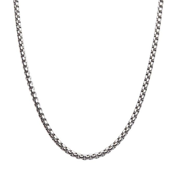 Inox Box Chaim 4mm in Stainless Steel 24" Length