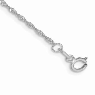 Singapore Chain 20" in Sterling Silver