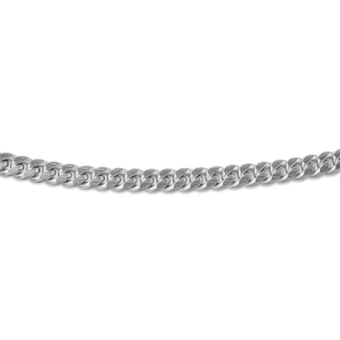 Miami Cuban Link Chain 2mm in Sterling Silver 24" Length
