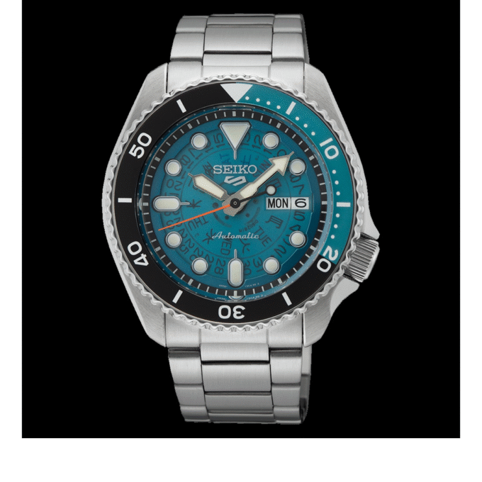 Seiko Men's 5 Sports Light Blue Dial Watch
