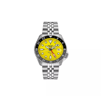 Seiko 5 Sports Men's Automatic Yellow Dial Watch