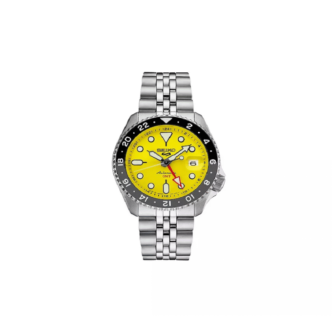 Seiko 5 Sports Men's Automatic Yellow Dial Watch