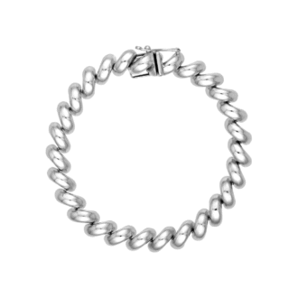 San Marco Link Bracelet 7.25" in Sterling Silver