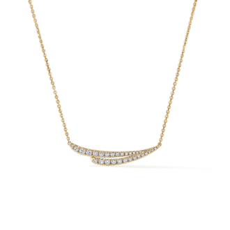 Hearts on Fire Vela French Cut Pave Pendant with .51ctw Diamonds in 18k Yellow Gold 18"