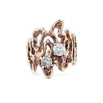 Pre-Owned 14k Yellow Gold Fashion Ring with .83ctw Round Diamonds