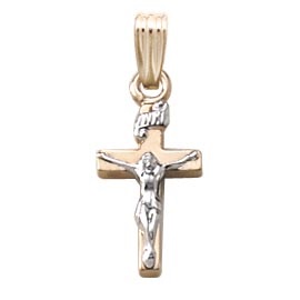 14Kgf Crucifix /13" Chain