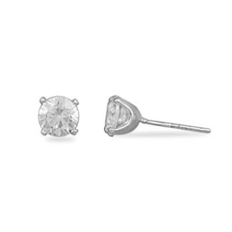 Ss Rp 6Mm Cz Stud Ears