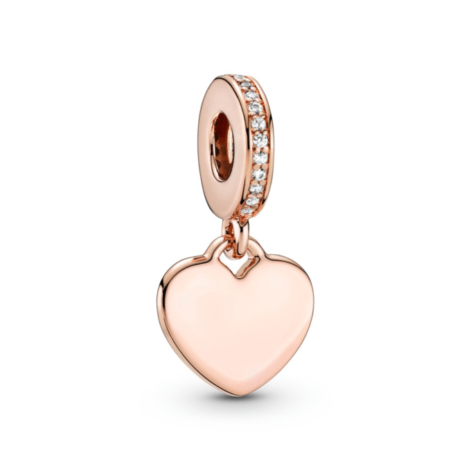 Pandora RGP Engravable Heart Tag Dangle Charm