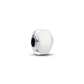 Pandora White Murano Glass Charm