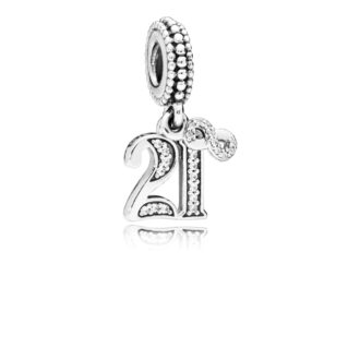 Charm 21st Celebration Dangle