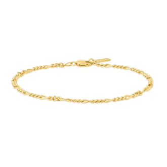 Ania Haie Yellow Gold-Plated Filia Curb Link Bracelet