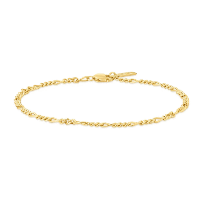 Ania Haie Yellow Gold-Plated Filia Curb Link Bracelet