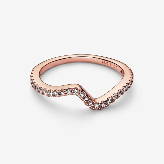 Pandora Sparkling Wave ring