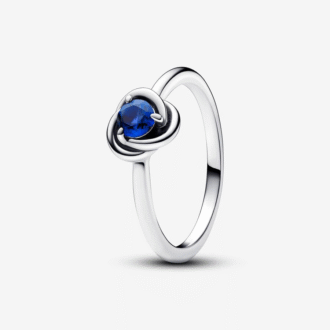 Pandora September Princess Blue Eternity Circle Ring
