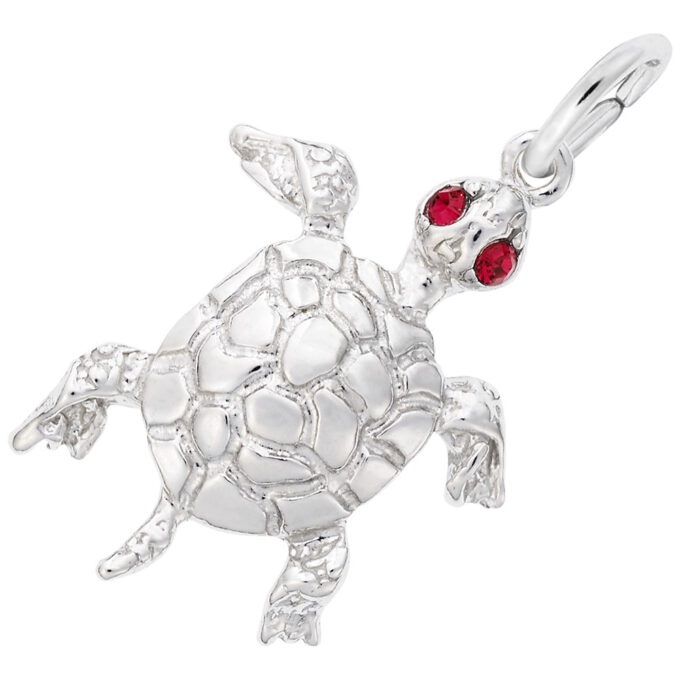 Sterling Silver Turtle Charm by Rembrandt Charms