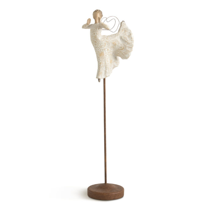 Willow Tree Song Of Joy Embossed Angel On Stand