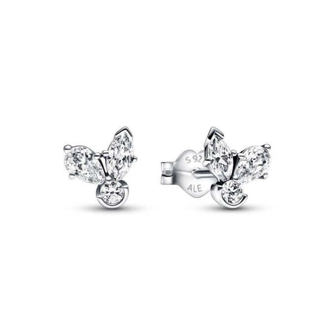 Sparkling Herbarium Cluster Stud Earrings