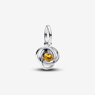 Pandora Honey Dangle Charm with Clear CZ