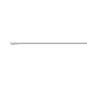 Wheat Chain 1.25mm in Sterling Silver 24" Length
