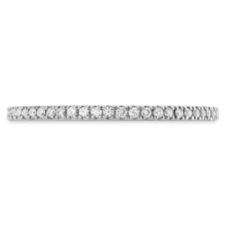 Hearts on Fire Classic Eternity Band with .20ctw Round Diamonds in 18k White Gold
