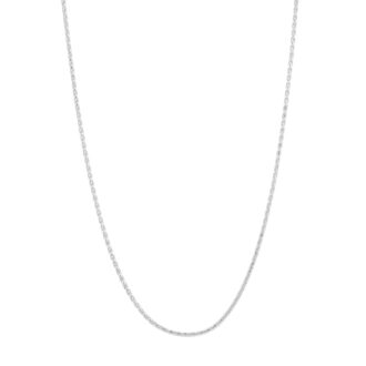 Wheat Chain .85mm in 14k White Gold 20" Length