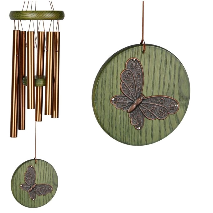 Windchime :Habitats Chime-Green, Butterfly