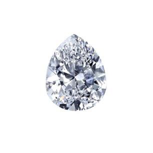 Loose Pear Shape Diamond .50CTW, VVS Clarity for Custom Jewelry