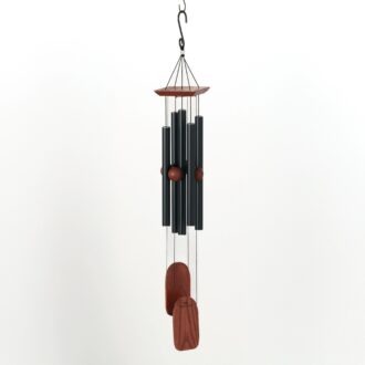 Black Aluminum/Ashwood Symphony Windchime