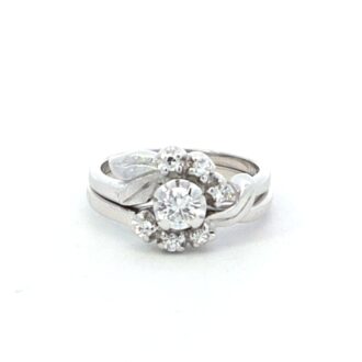 Pre-Owned 14k Gold Ring with .37ctw Round Diamonds, Elegant Design