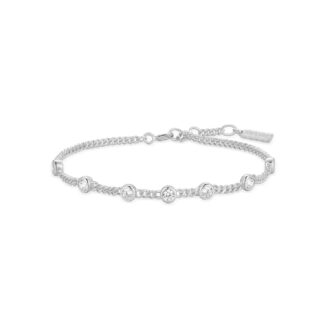 Ania Haie Multi Bezel Cubic Zirconia Station Bracelet