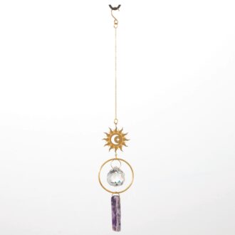 Brass Sun Suncatcher - Woodstock