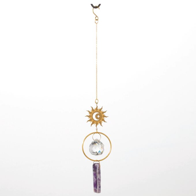 Brass Sun Suncatcher - Woodstock