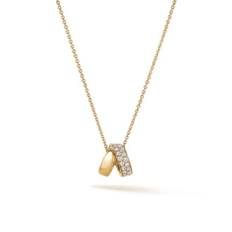 Hearts on Fire Multi-Wear Rondel Diamond Pendant with .45ctw in 18k Yellow Gold